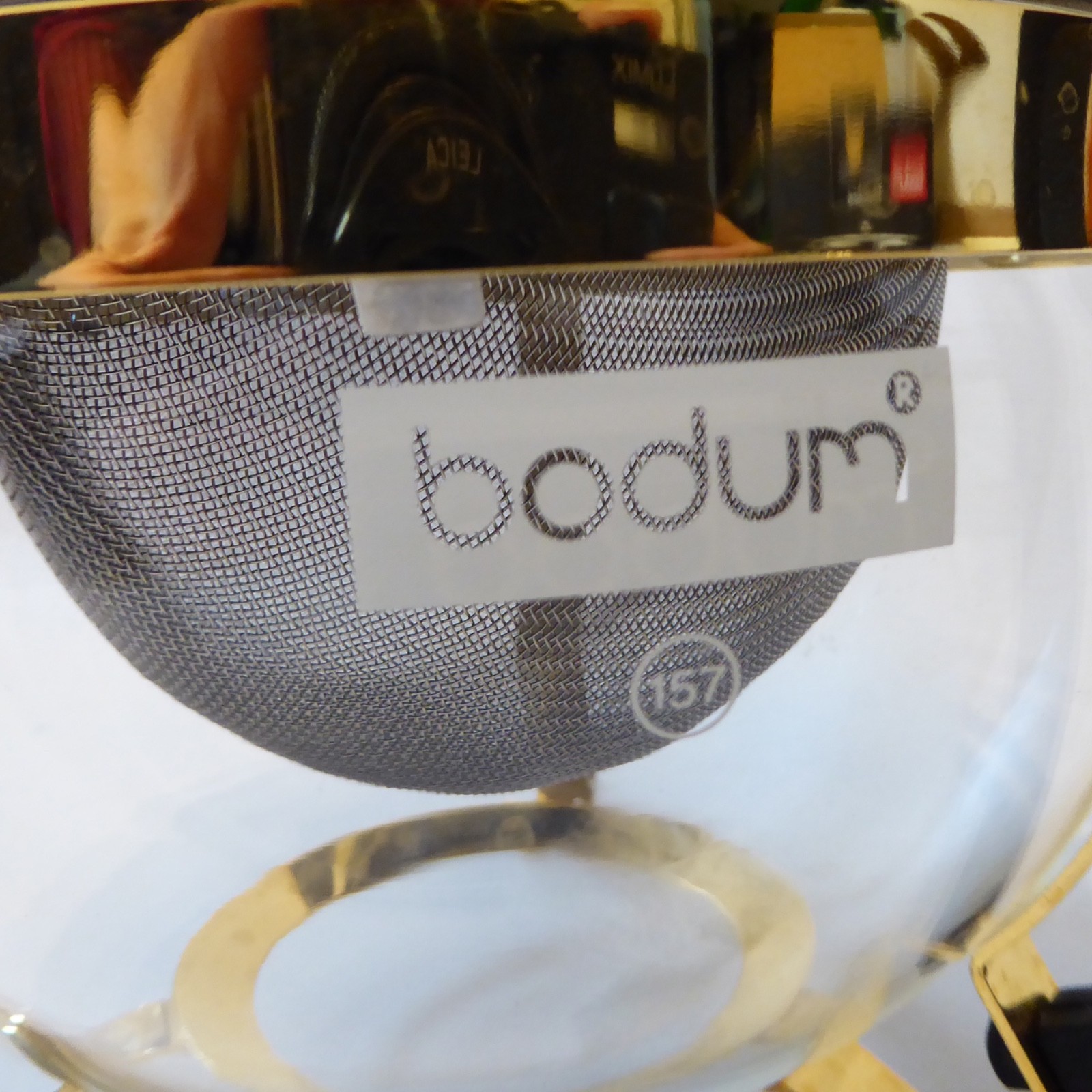 Bodum Chambord Classic teapot, 1.3 litre round, gold. Loose leaf/teabag 11656 - Image 12