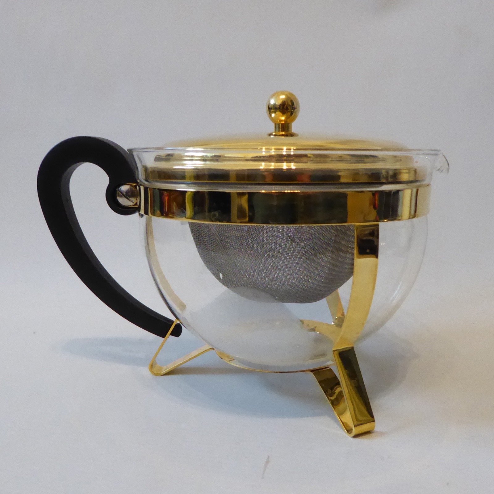 Bodum Chambord Classic teapot, 1.3 litre round, gold. Loose leaf/teabag 11656 - Image 8