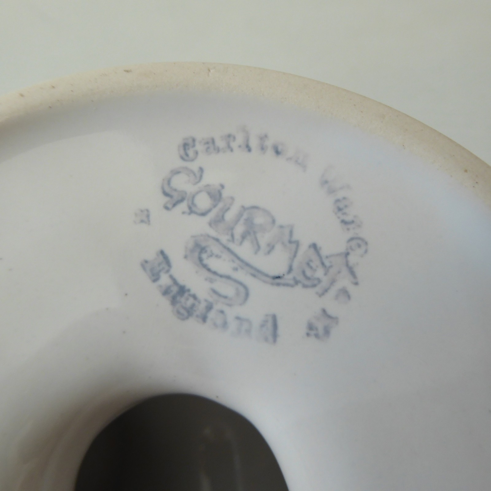 Carlton Ware Gourmet double egg cup holder, England. 1950s mid century white - Image 10