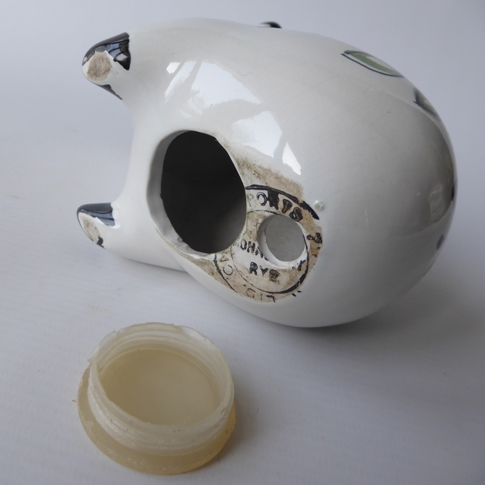 Cinque Ports Pottery Rye cute ceramic pottery bear money box figurine, Monastery - Image 15