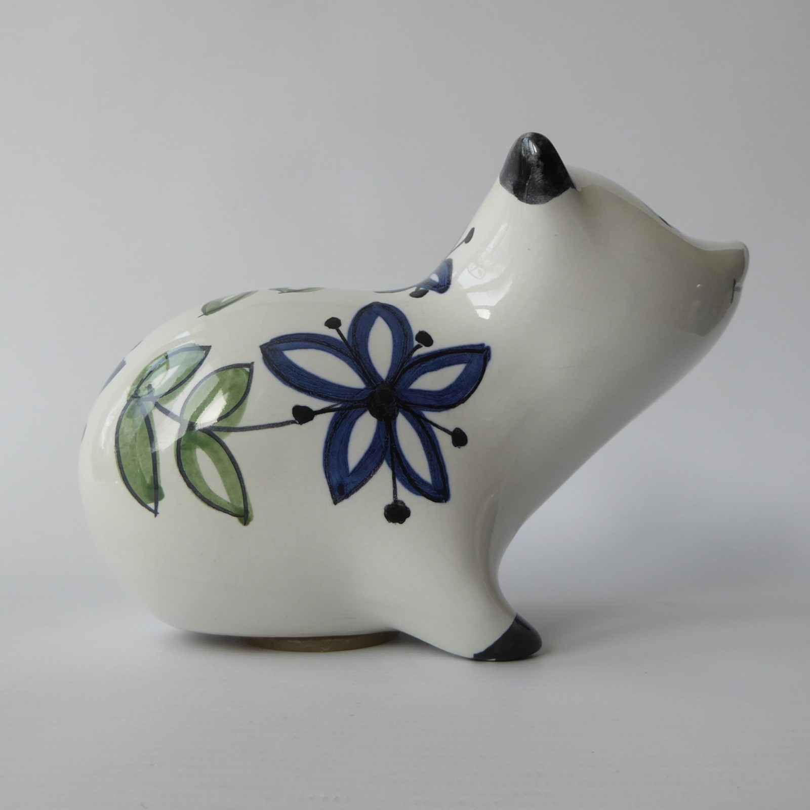 Cinque Ports Pottery Rye cute ceramic pottery bear money box figurine, Monastery - Image 3