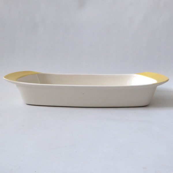 Egersund Norway Kongo vintage big yellow cooking oven casserole dish rectangular - Image 10