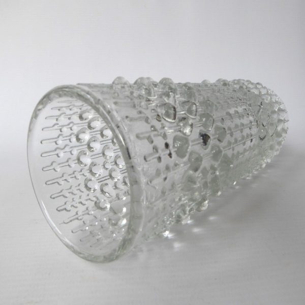 Frantisek Peceny art glass wax drip vase, 20245/180. 18cm Hermanova Hut, Sklo - Image 6