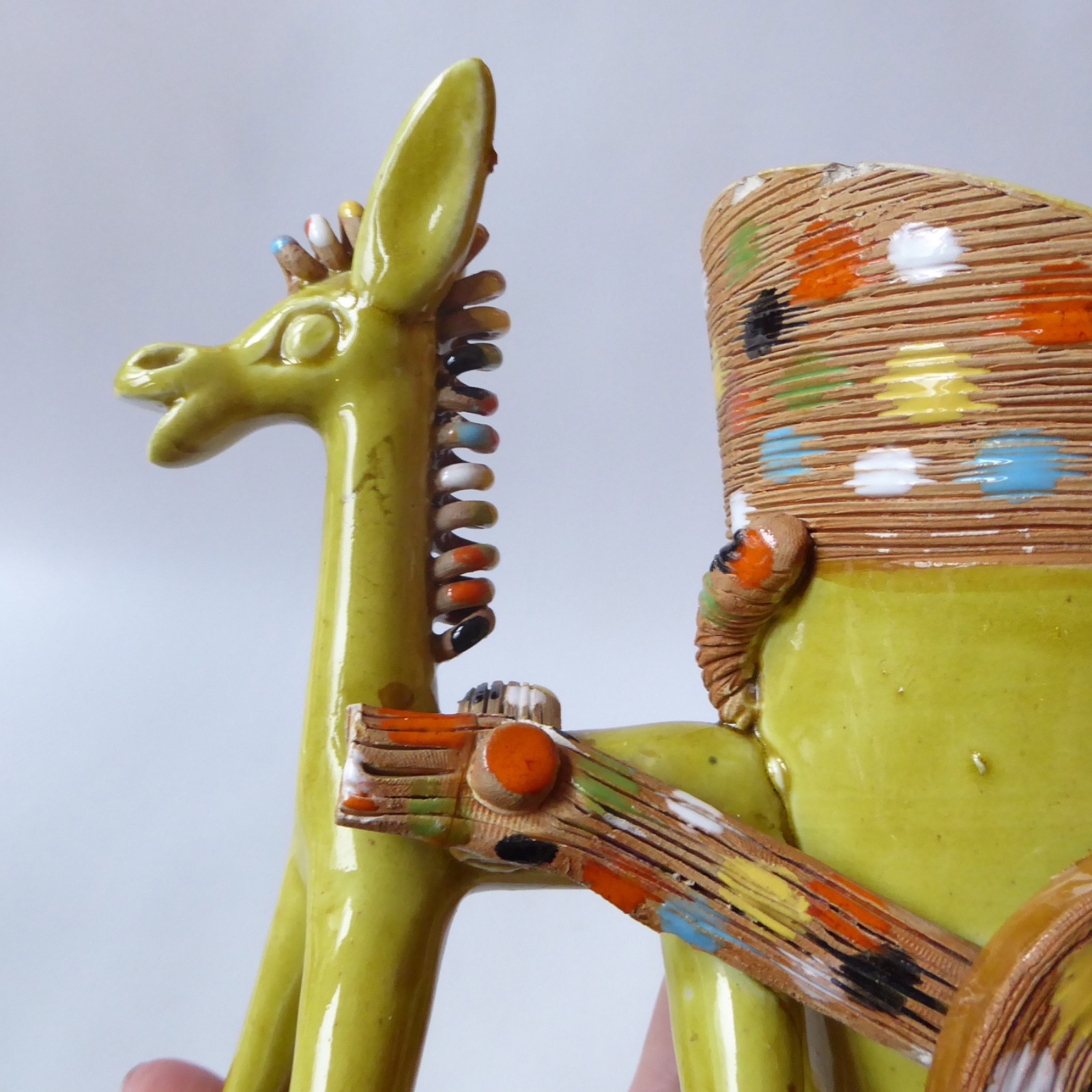 Fratelli Fanciullacci signed PU325 Italy FF, mid century donkey planter figurine - Image 6