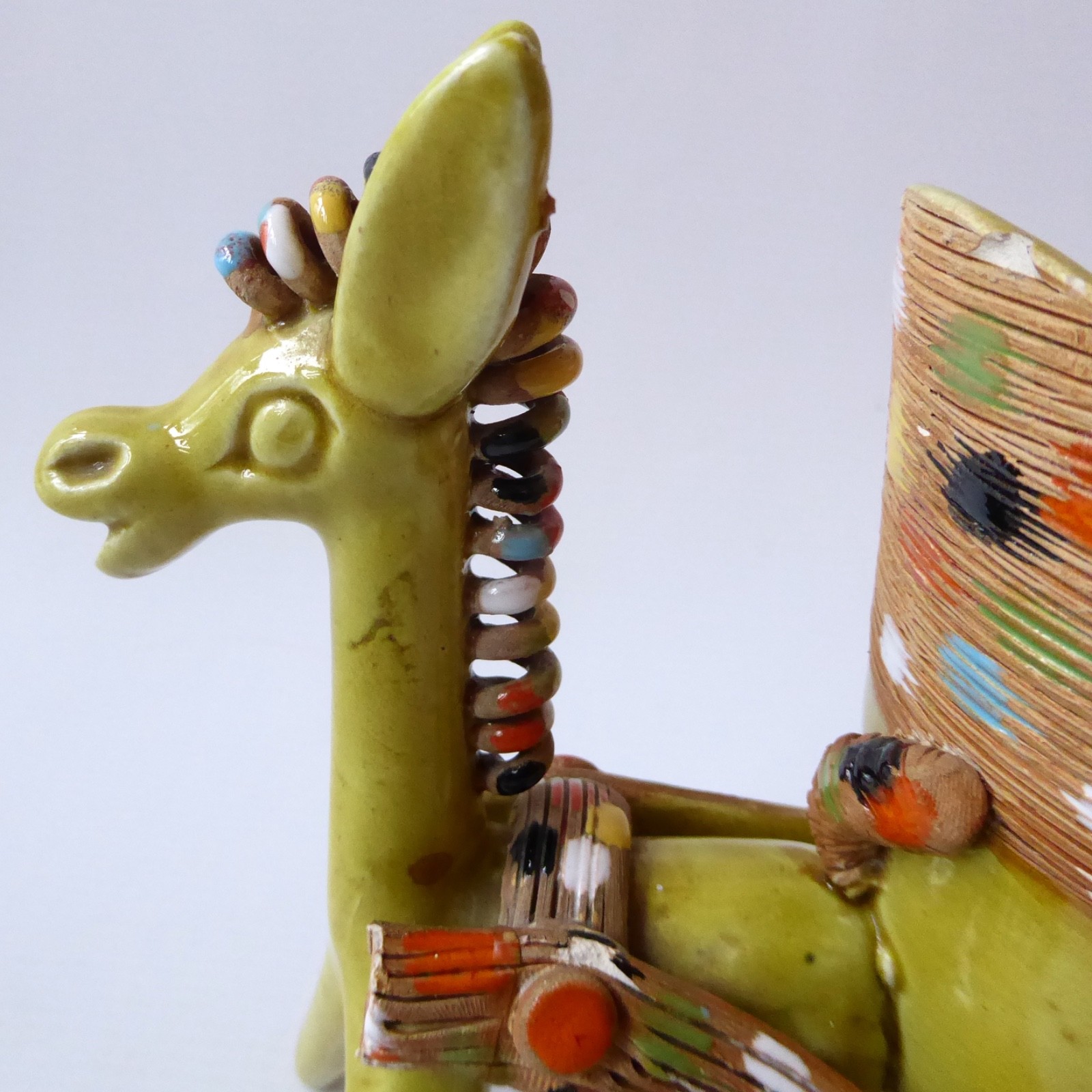 Fratelli Fanciullacci signed PU325 Italy FF, mid century donkey planter figurine - Image 7