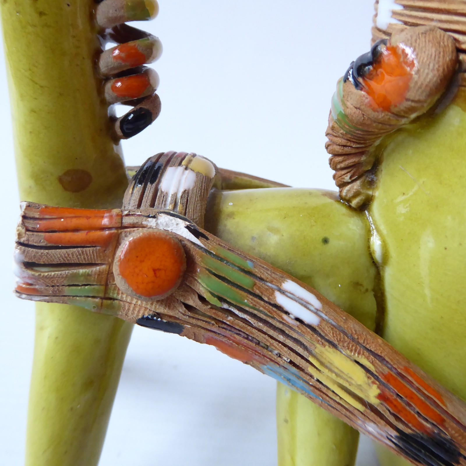 Fratelli Fanciullacci signed PU325 Italy FF, mid century donkey planter figurine - Image 8