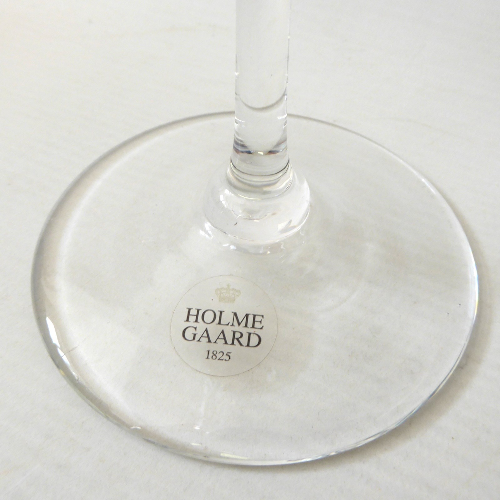 Holmegaard Cassiopeia tall crystal art glass candlestick, 1980s Torben Jørgensen - Image 10
