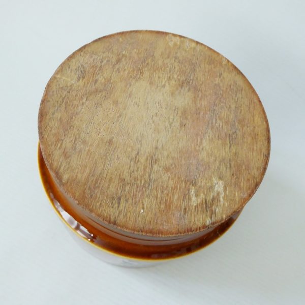 Hornsea Heirloom brown short blank canister jar, 1970s retro vintage pottery - Image 10