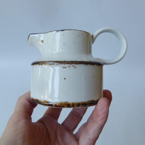 Midwinter Creation small 3" jug 1970s. Stonehenge pottery milk, creamer, sauce - Image 3