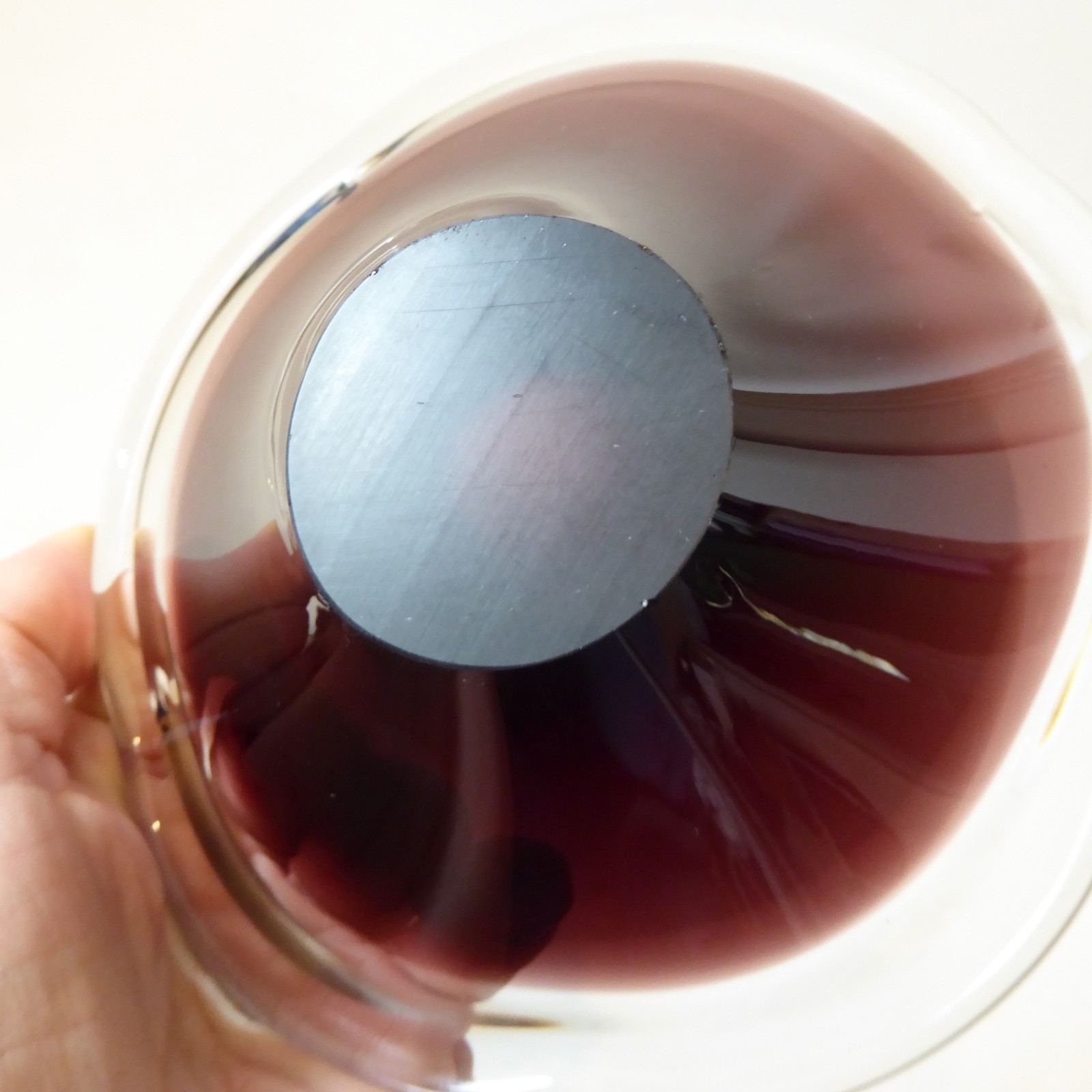 Murano/Scandinavian plum purple art glass scalloped bowl, shallow dish. Retro - Image 12