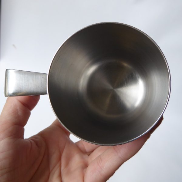Old Hall 9cm tankard, Robert Welch. Vintage 1960s stainless steel Modernist mug - Image 11