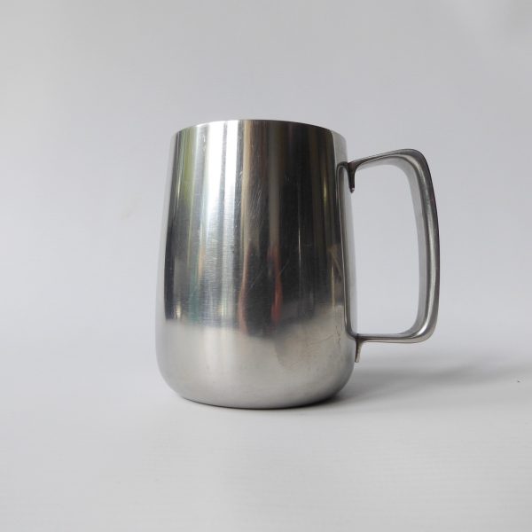 Old Hall 9cm tankard, Robert Welch. Vintage 1960s stainless steel Modernist mug - Image 3