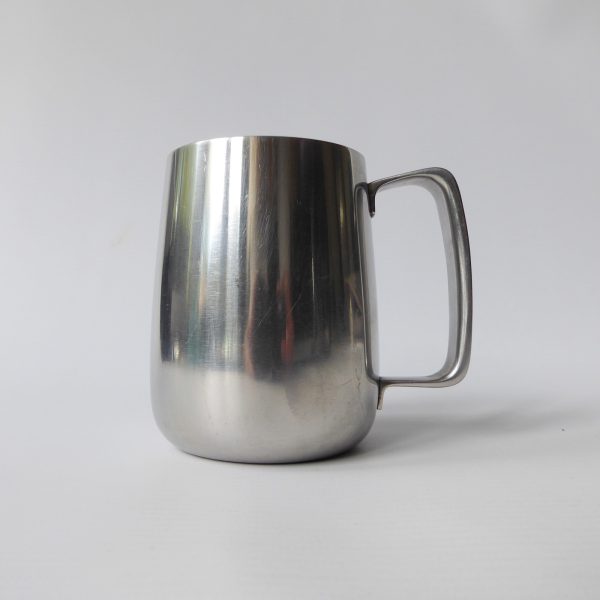 Old Hall 9cm tankard, Robert Welch. Vintage 1960s stainless steel Modernist mug