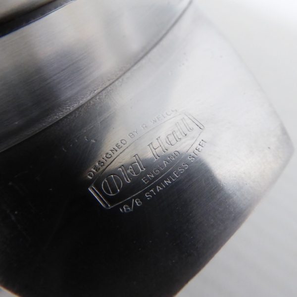 Old Hall Robert Welch vintage stainless steel ice bucket, Alveston modernist 60s - Image 11