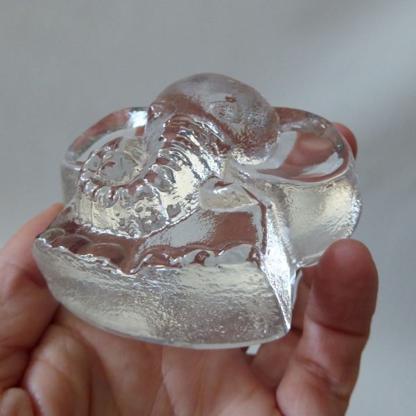 Riedell Crystal Austria art glass rocking elephant. Vintage paperweight figurine - Image 9