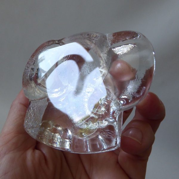 Riedell Crystal Austria art glass rocking elephant. Vintage paperweight figurine - Image 10