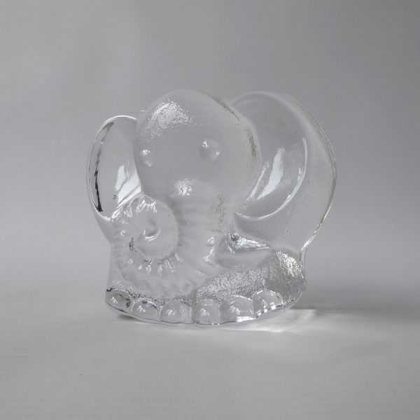 Riedell Crystal Austrian large art glass rocking elephant. Vintage cute figurine - Image 3