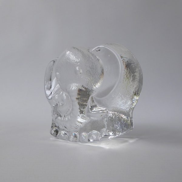 Riedell Crystal Austrian large art glass rocking elephant. Vintage cute figurine - Image 4