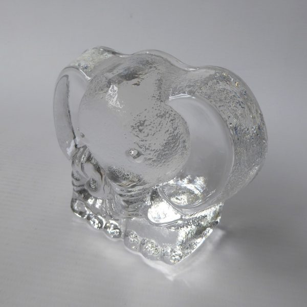 Riedell Crystal Austrian large art glass rocking elephant. Vintage cute figurine - Image 6