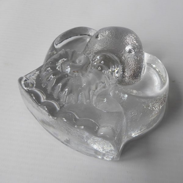 Riedell Crystal Austrian large art glass rocking elephant. Vintage cute figurine - Image 7