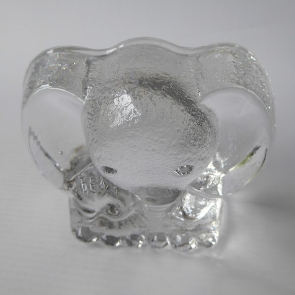 Riedell Crystal Austrian large art glass rocking elephant. Vintage cute figurine - Image 10