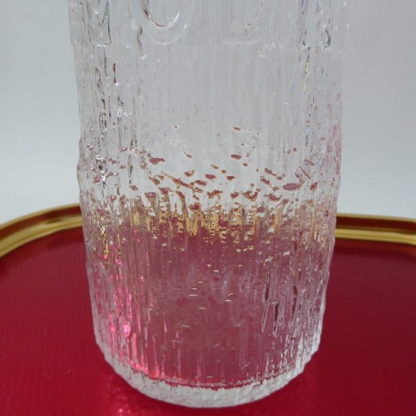 Tapio Wirkkala art glass tall pitcher jug Finlandia Vodka. 1970s iittala Finland - Image 18