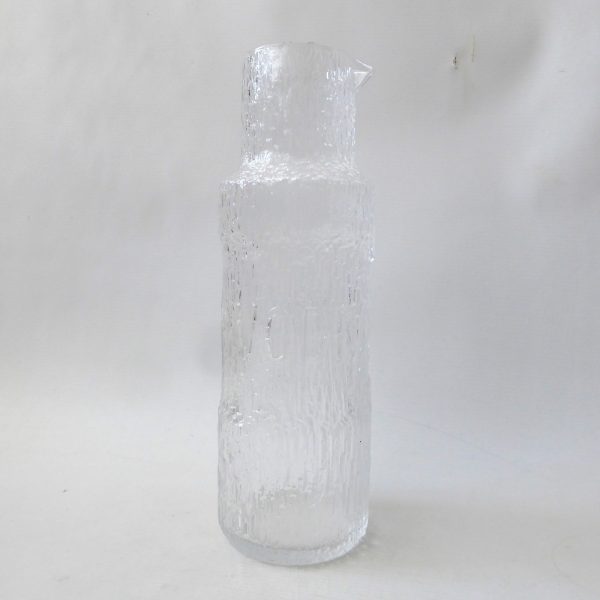 Tapio Wirkkala art glass tall pitcher jug Finlandia Vodka. 1970s iittala Finland - Image 3