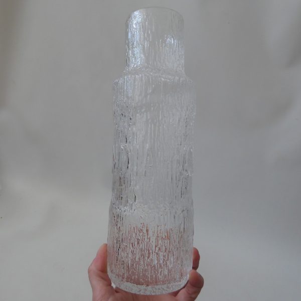 Tapio Wirkkala art glass tall pitcher jug Finlandia Vodka. 1970s iittala Finland - Image 6
