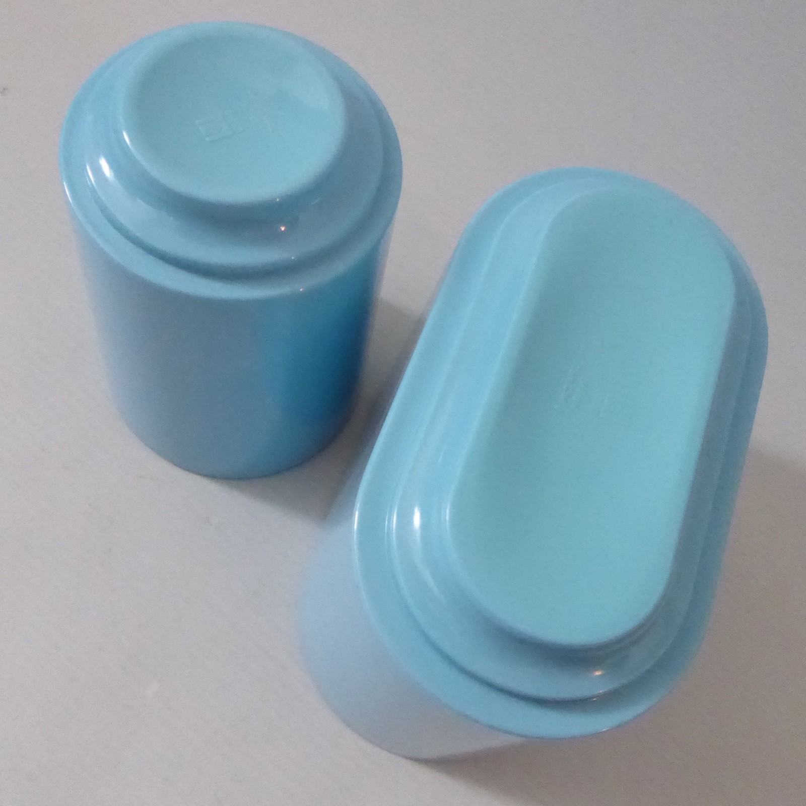 Umbra Step blue bathroom set, toothbrush holder organiser + beaker. Tom Chung - Image 10