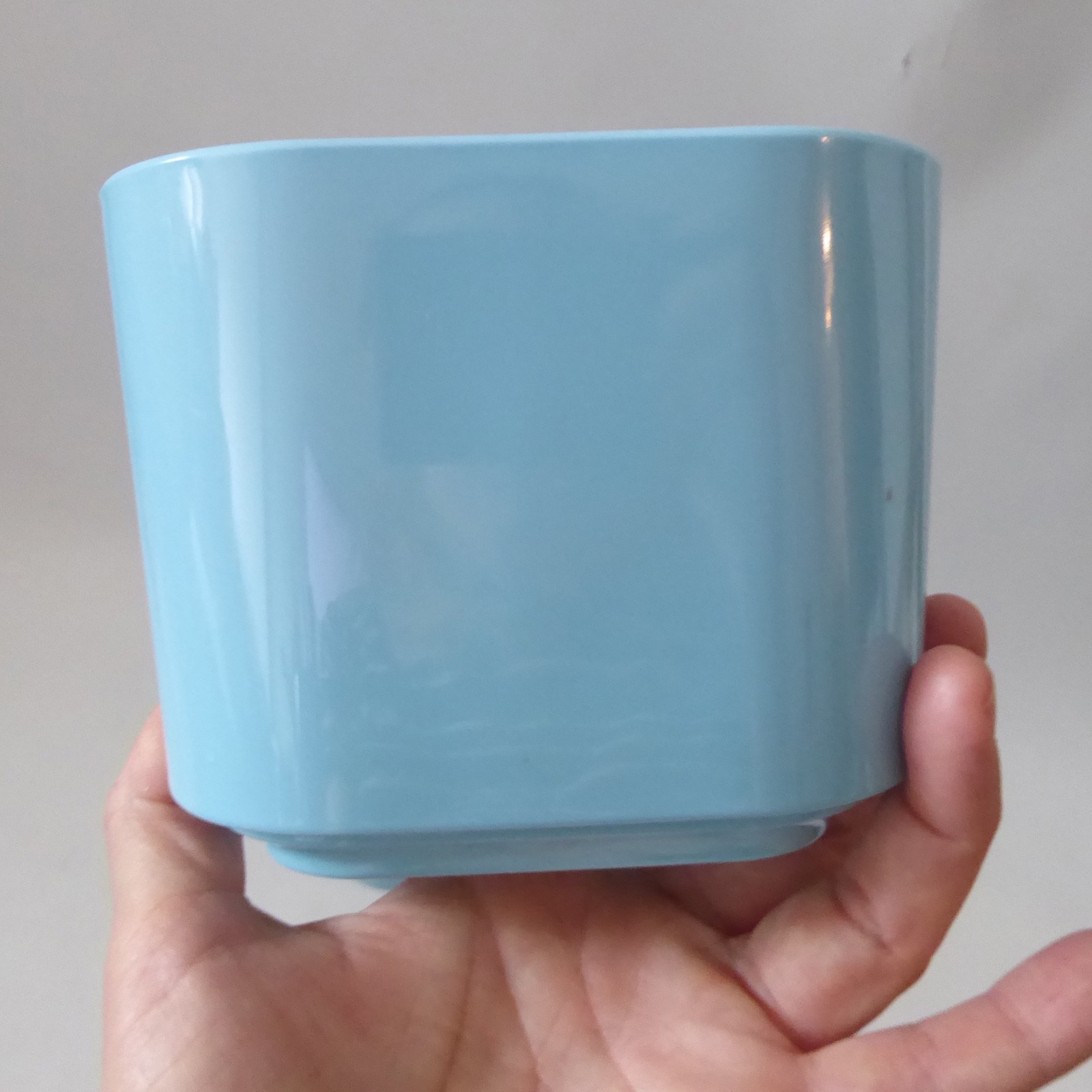 Umbra Step blue bathroom set, toothbrush holder organiser + beaker. Tom Chung - Image 6