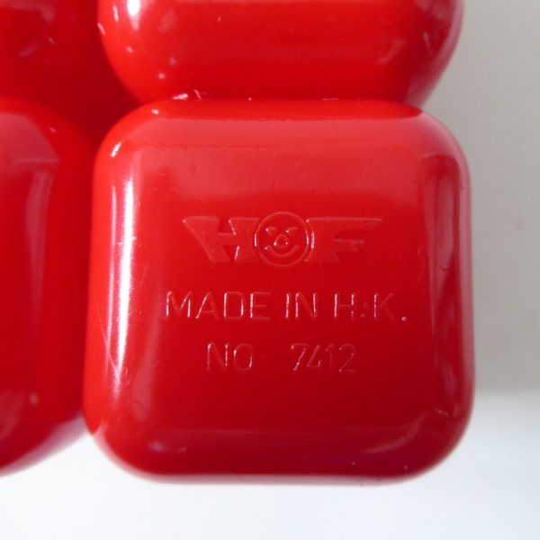 Vintage HOF mid century red plastic desk organiser pen holder drawers, MOD retro - Image 12