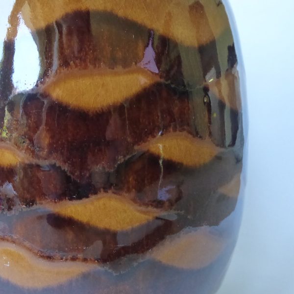 Vintage Scheurich West German Pottery huge floor vase 484-30. 70s brown ceramic - Image 7