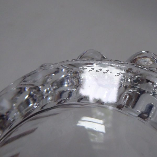 1970s Orrefors Princess crown crystal glass bowl dish. Sven Palmqvist, Sweden - Image 12