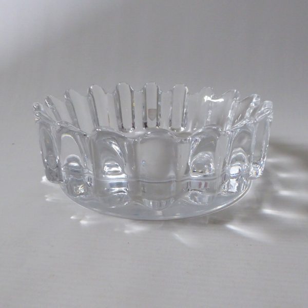1970s Orrefors Princess crown crystal glass bowl dish. Sven Palmqvist, Sweden - Image 9