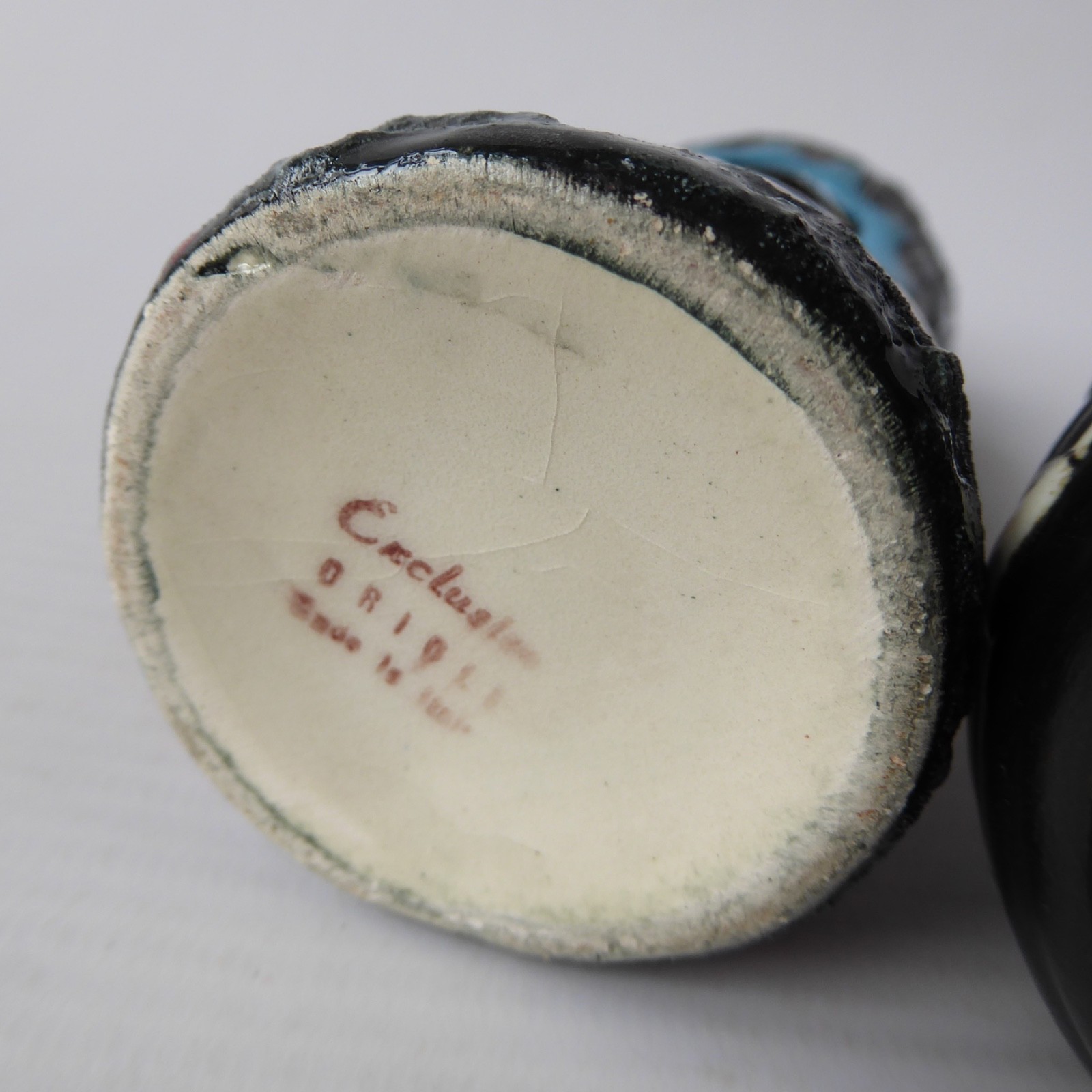 2 x vintage Drioli bottles, Italian art pottery ceramic. 1960s 1970s retro decor - Image 12