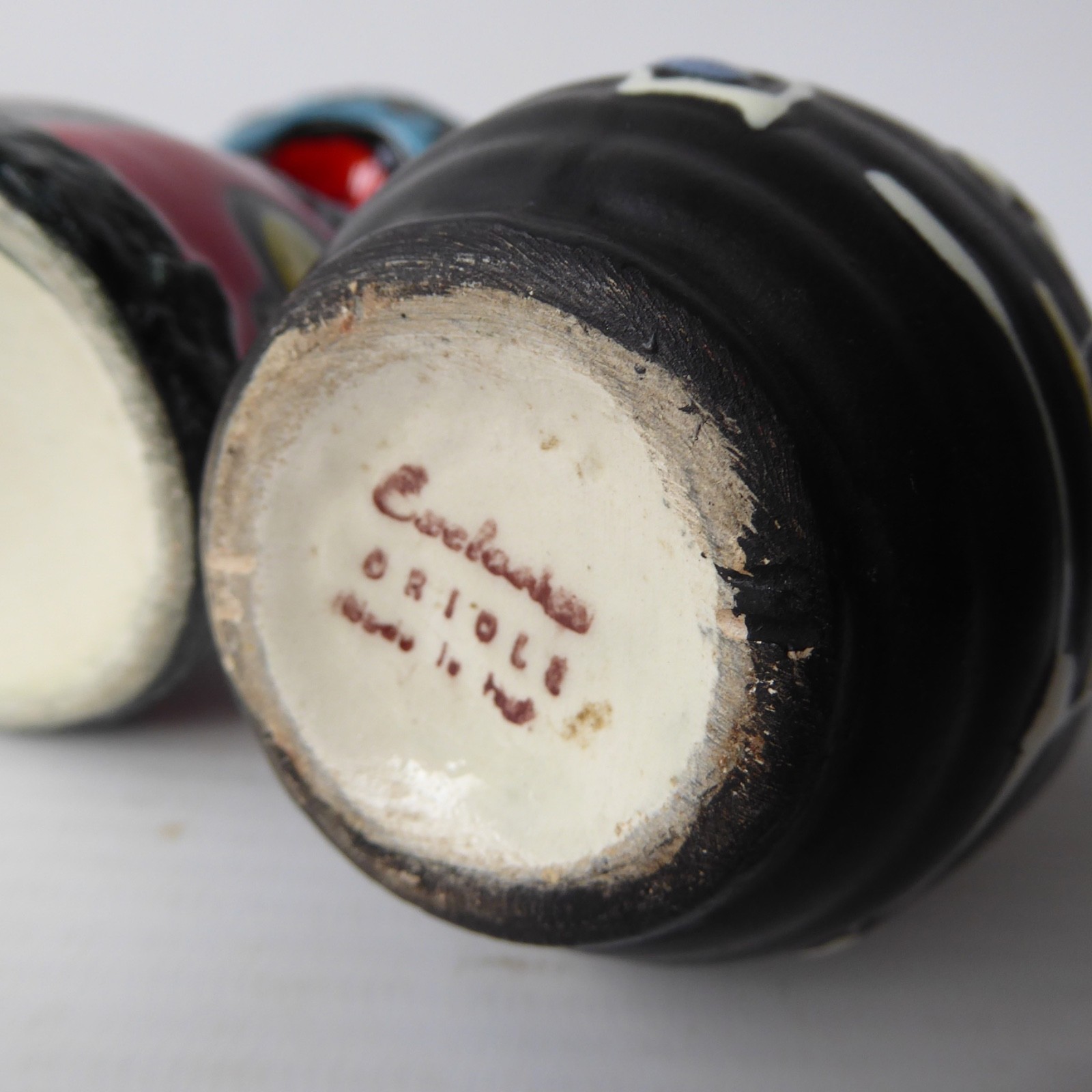 2 x vintage Drioli bottles, Italian art pottery ceramic. 1960s 1970s retro decor - Image 13