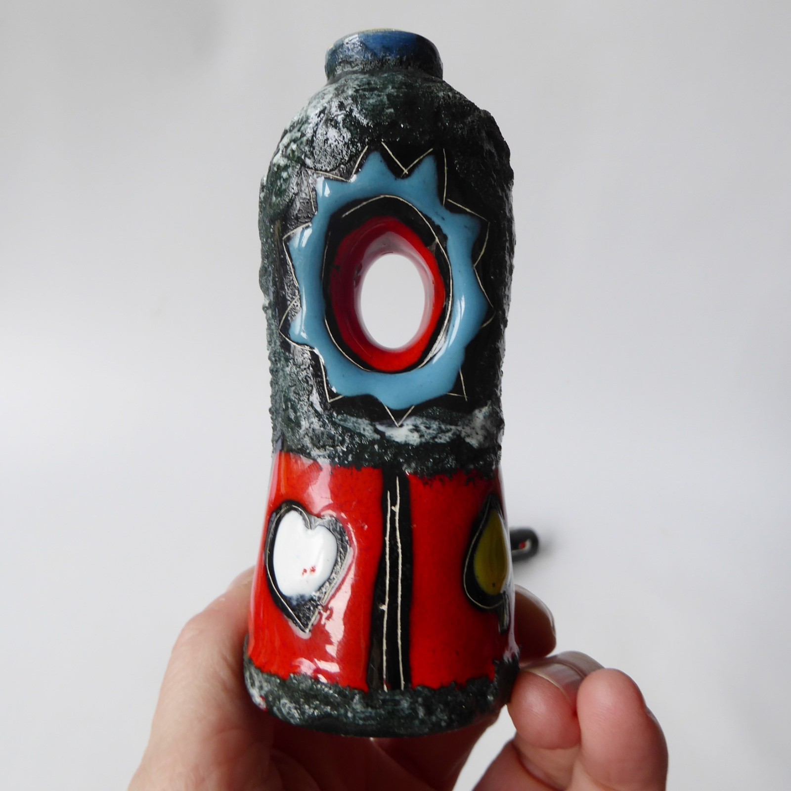 2 x vintage Drioli bottles, Italian art pottery ceramic. 1960s 1970s retro decor - Image 14