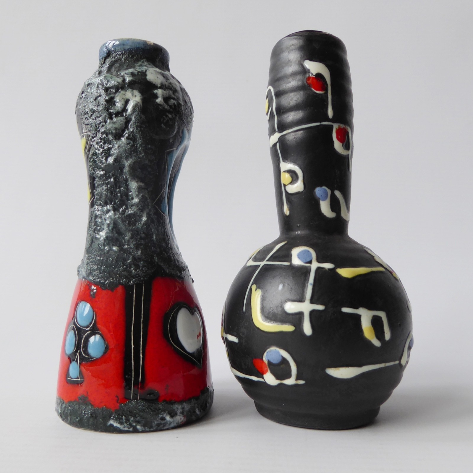 2 x vintage Drioli bottles, Italian art pottery ceramic. 1960s 1970s retro decor - Image 6