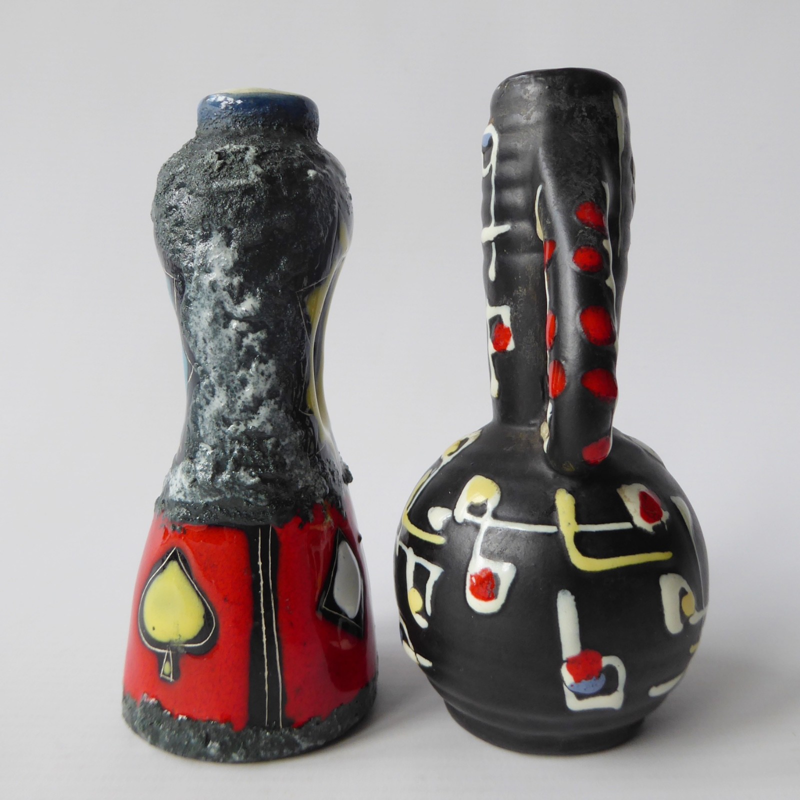 2 x vintage Drioli bottles, Italian art pottery ceramic. 1960s 1970s retro decor - Image 9