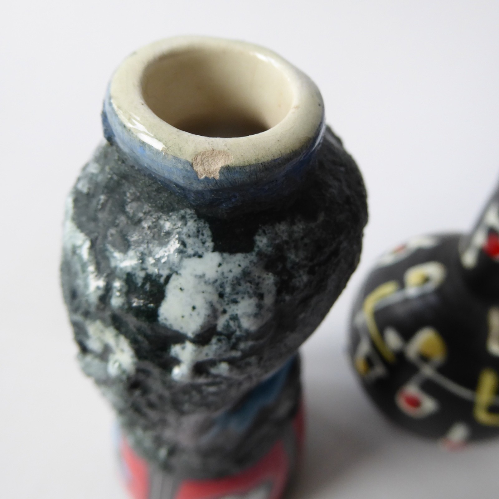 2 x vintage Drioli bottles, Italian art pottery ceramic. 1960s 1970s retro decor - Image 10