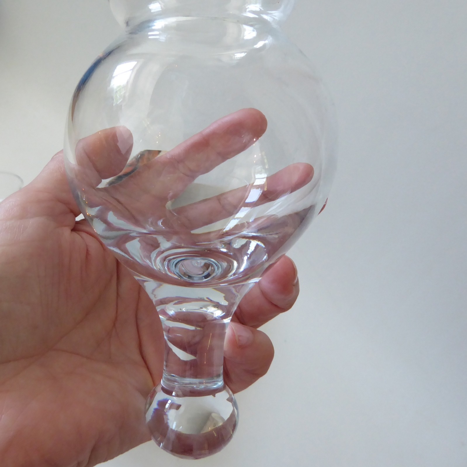 2x Holmegaard Neck Glass Christer Holmgren, 1970s vintage. Hanging wearable wine - Image 11