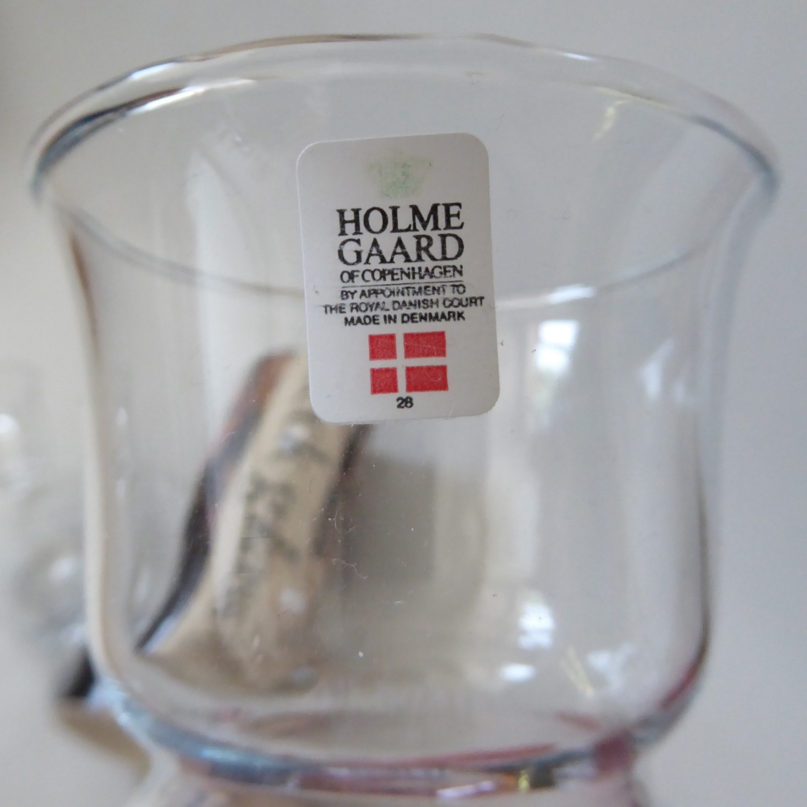 2x Holmegaard Neck Glass Christer Holmgren, 1970s vintage. Hanging wearable wine - Image 10