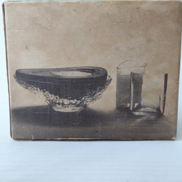 3 Dartington Glass FT146 avocado dressing servers crystal glass boxed. F.Thrower - Image 13