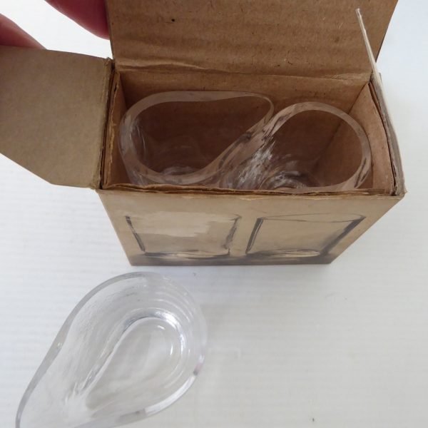 3 Dartington Glass FT146 avocado dressing servers crystal glass boxed. F.Thrower - Image 6