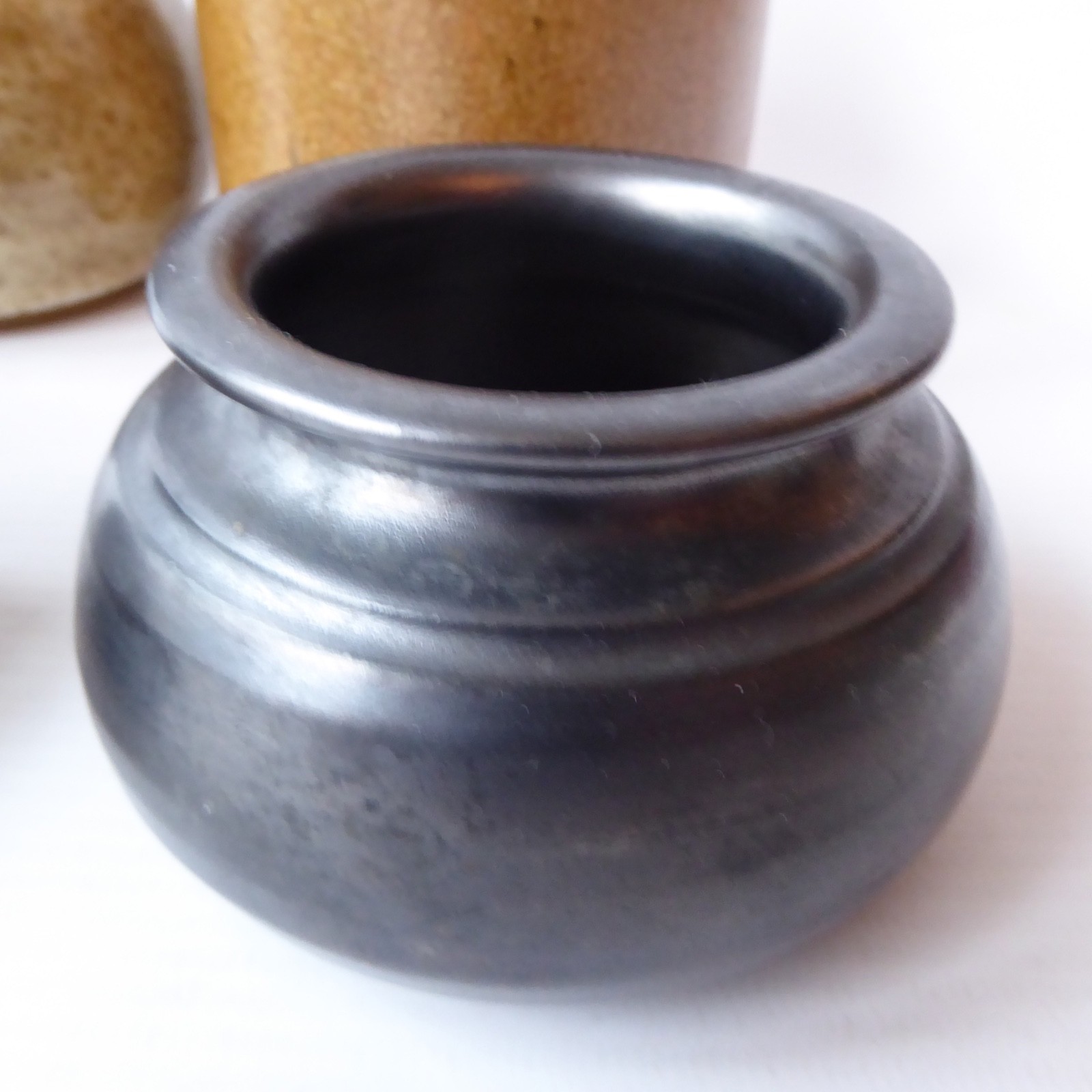 5 vintage Studio Pottery + stoneware vases bowls: Rye, Fulling Mill, Prinknash - Image 12