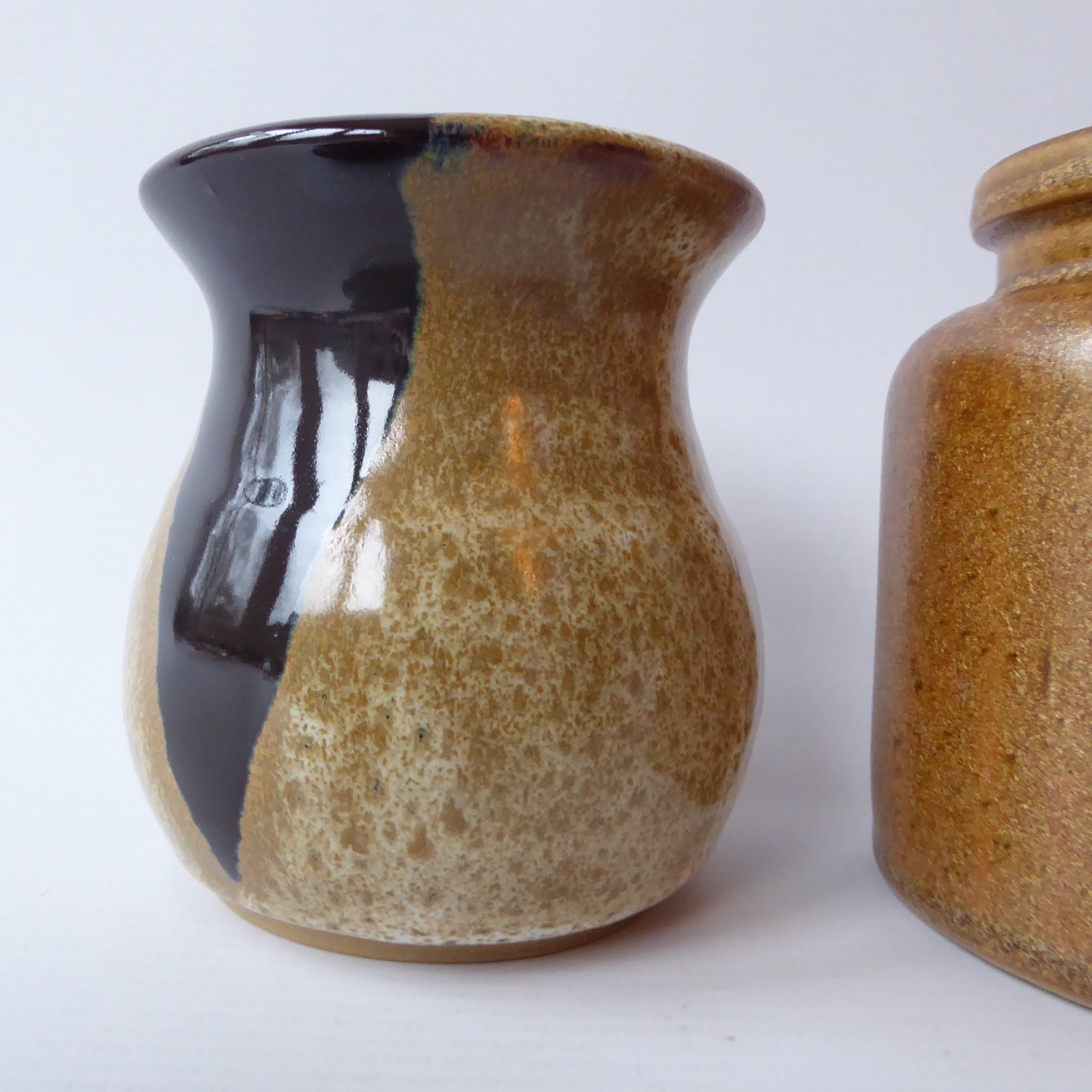 5 vintage Studio Pottery + stoneware vases bowls: Rye, Fulling Mill, Prinknash - Image 6