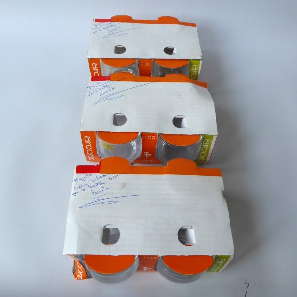 Arcoroc 4 pack vintage drinking glasses Tivoli, 20cl. Retro 1970s/1980s  boxed - Image 13