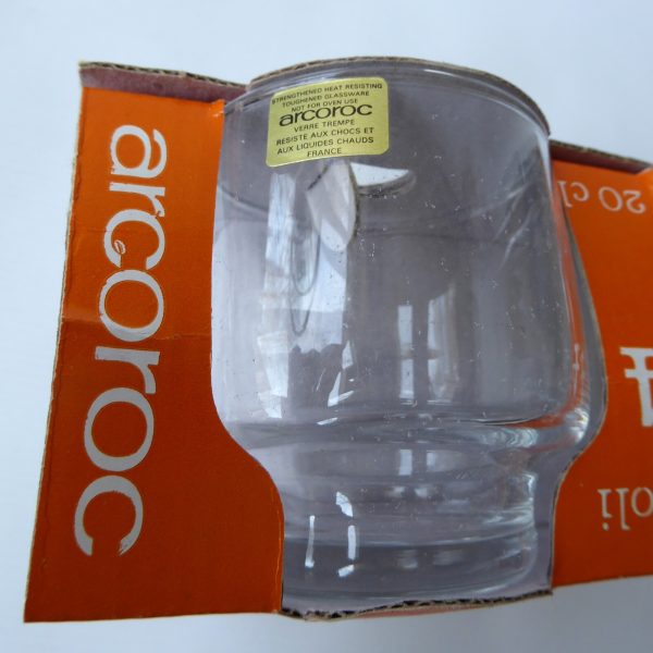 Arcoroc 4 pack vintage drinking glasses Tivoli, 20cl. Retro 1970s/1980s  boxed - Image 7