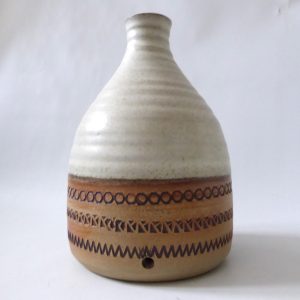 Broadstairs Pottery vintage large table lamp base, retro 1970s mid century, Kent