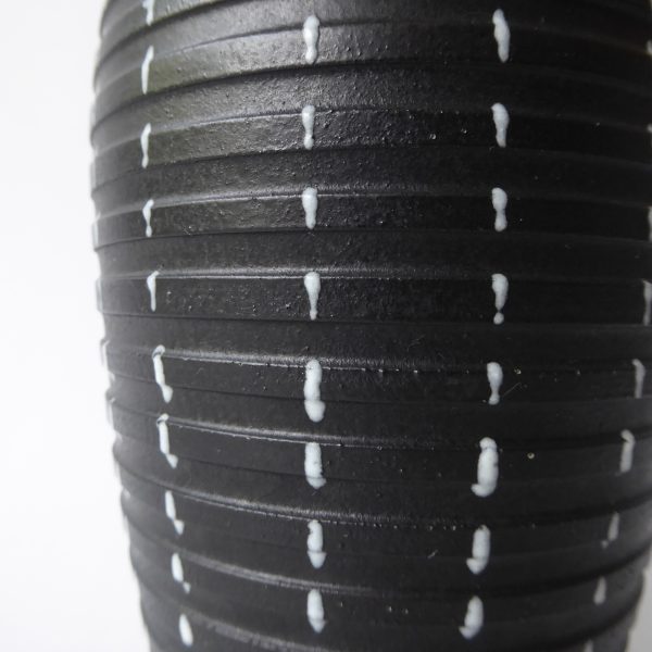 Denby Stoneware Burlington vase Albert Colledge, mid century black pottery 11.5" - Image 10